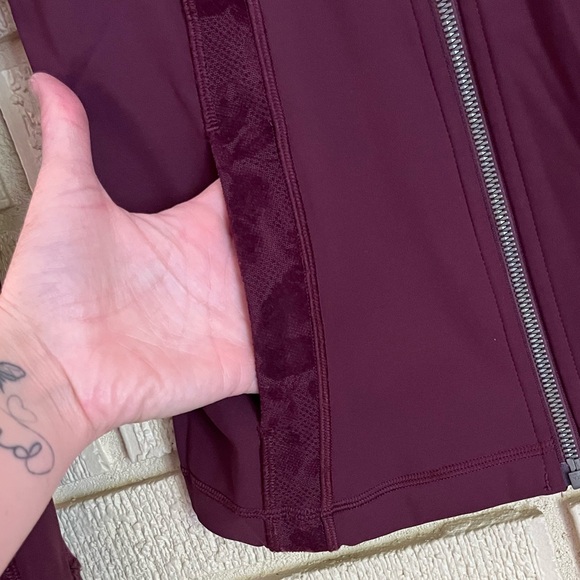 Lululemon Define Jacket Flocked Dark Adobe Size 8 - Picture 9 of 13